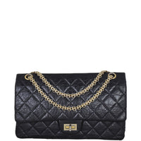 Chanel 2.55 Reissue 226 Double Flap Bag Front With Chain