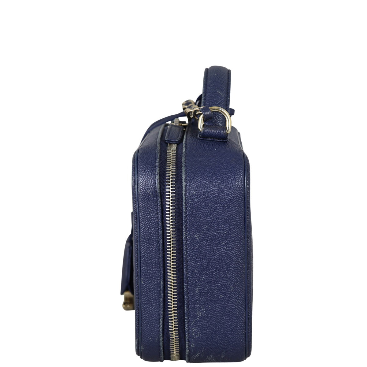 Chanel CC Filigree Vanity Medium Side