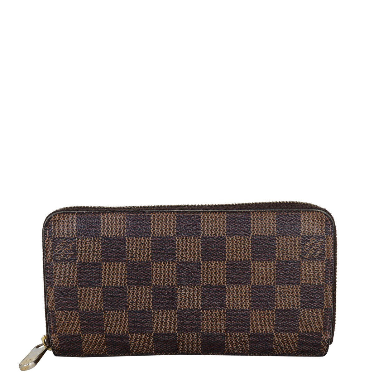 Louis Vuitton Zippy Wallet Damier Ebene Front