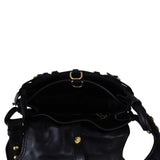 Prada Velluto & City Calf Corsaire Crossbody Bag Whole Interior