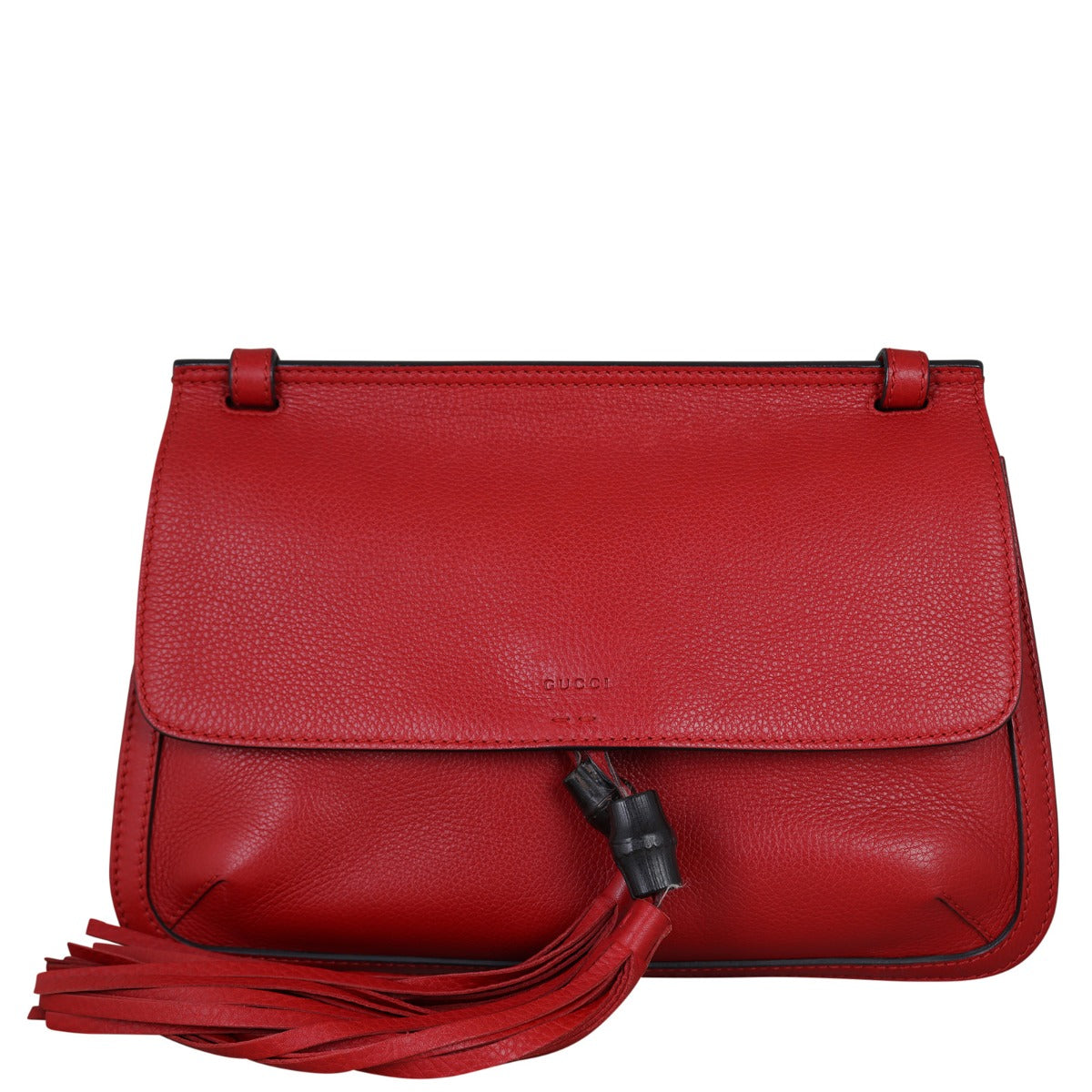 Gucci Daily Bamboo Flap Bag Medium Front