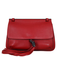 Gucci Daily Bamboo Flap Bag Medium Front