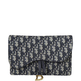 Dior Saddle Pouch Wallet on Chain Oblique Front