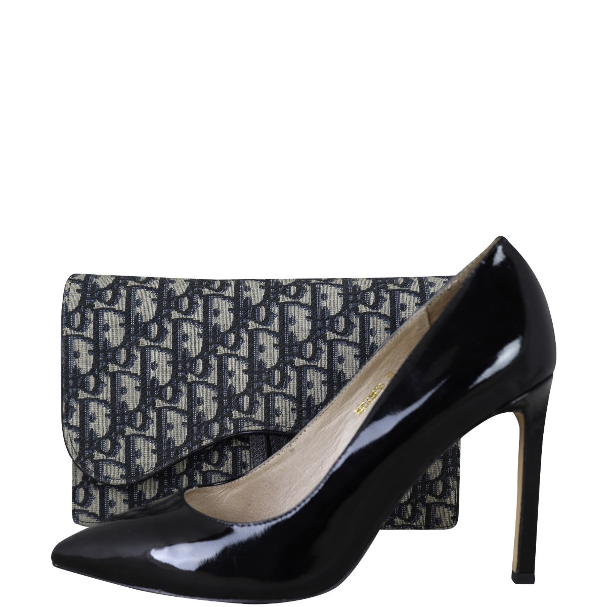 Dior Saddle Pouch Wallet on Chain Oblique Shoe