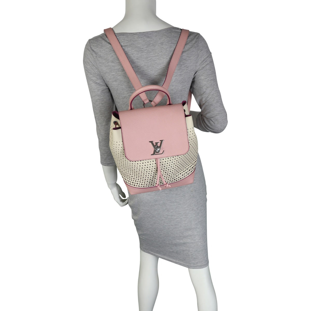 Louis Vuitton Lockme Backpack Perforated Mannequin