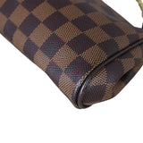 Louis Vuitton Eva Pochette Damier Ebene Corner Close Up