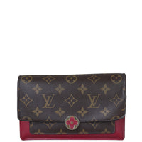 Louis Vuitton Flore Chain Wallet Monogram Front