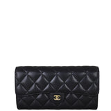 Chanel Classic Flap Long Wallet Front
