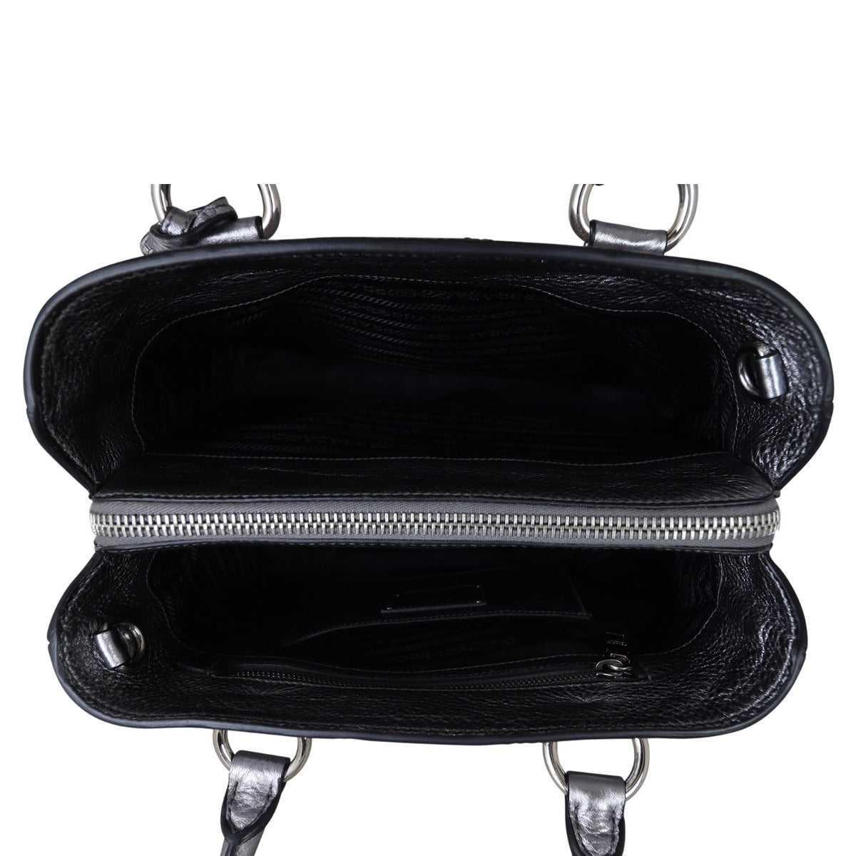 Prada Vitello Daino Tote Whole Interior