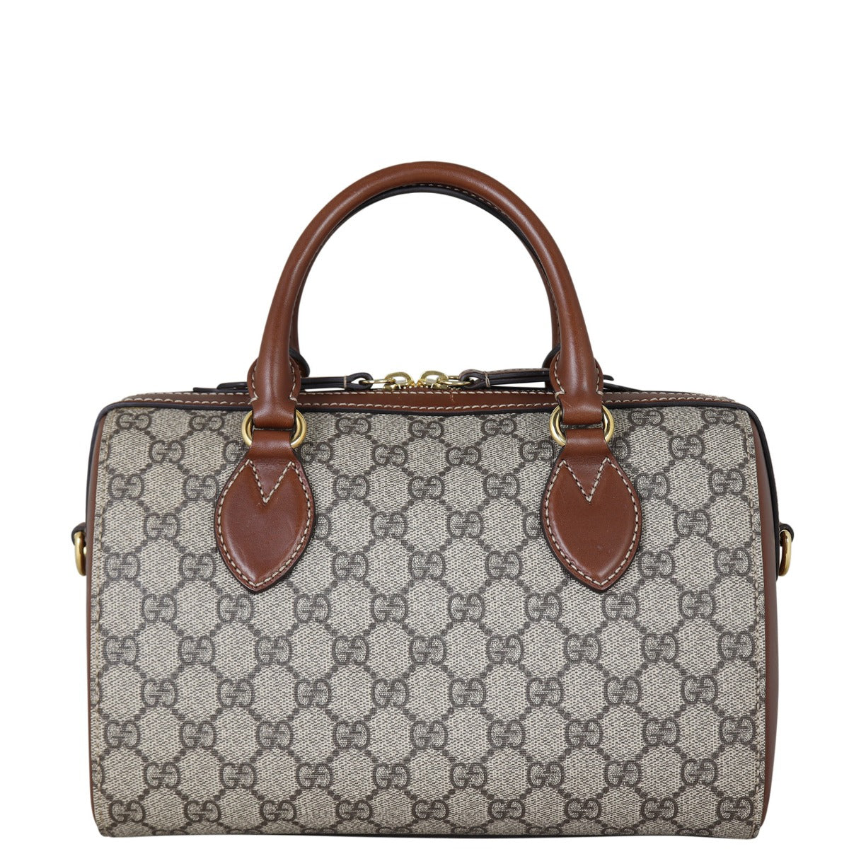 Gucci GG Supreme Medium Boston Bag Front