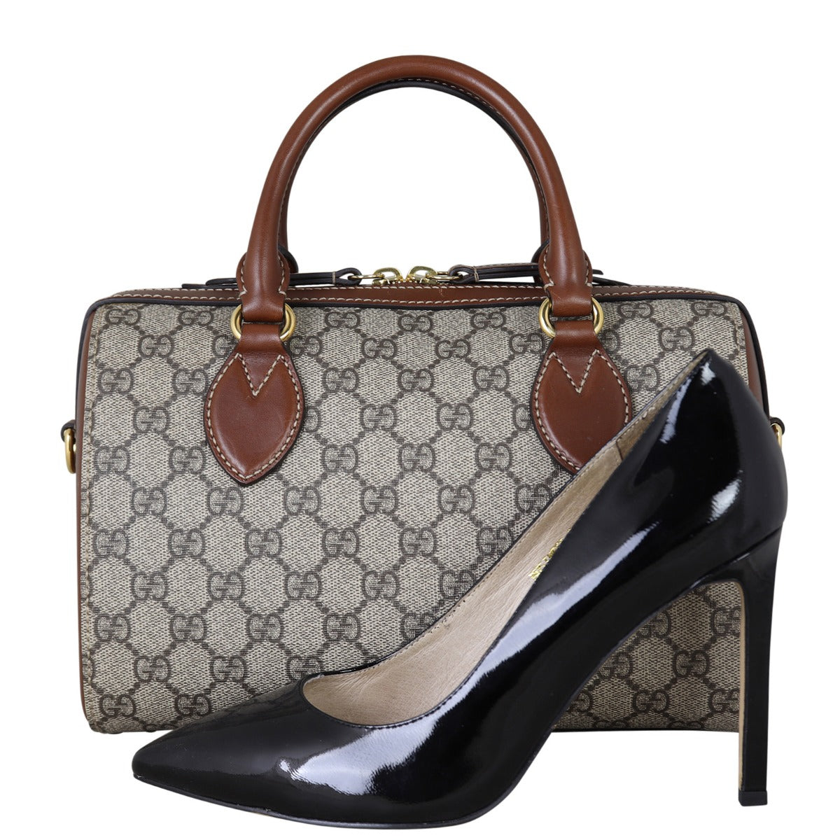 Gucci GG Supreme Medium Boston Bag Shoe