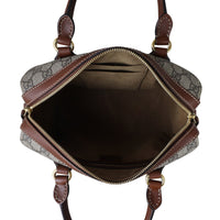 Gucci GG Supreme Medium Boston Bag Whole Interior