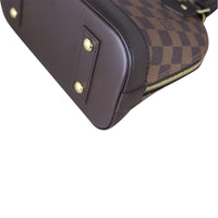Louis Vuitton Alma BB Damier Ebene Corner Close Up