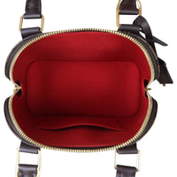 Louis Vuitton Alma BB Damier Ebene Whole Interior