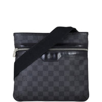 Louis Vuitton Thomas Messenger Bag Damier Graphite Front With Strap