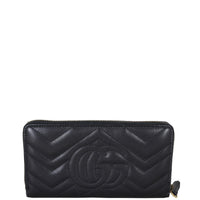 Gucci GG Marmont Zip Around Wallet Back