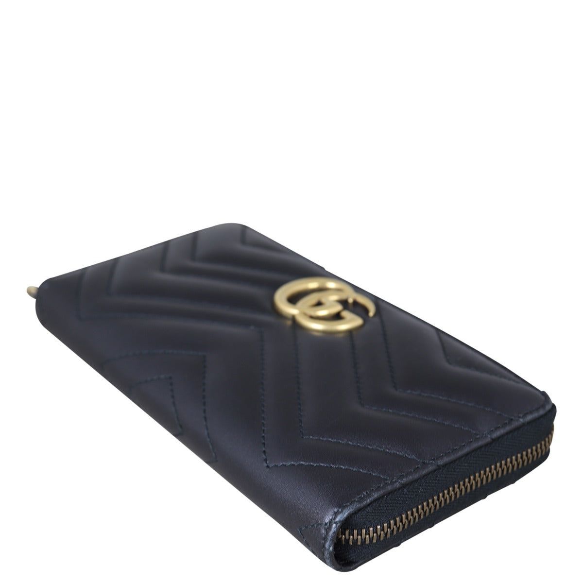 Gucci GG Marmont Zip Around Wallet Corner Distance