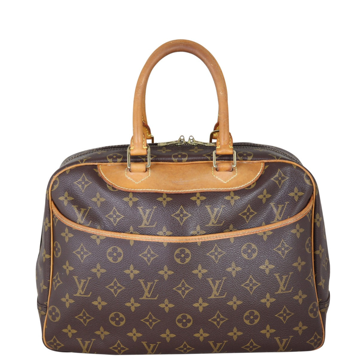 Louis Vuitton Deauville Bowling Vanity Monogram Front