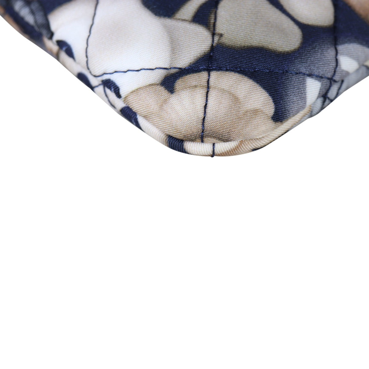 Chanel Quilted Medium Cat Emoticon Cosmetic Case Corner Close Up