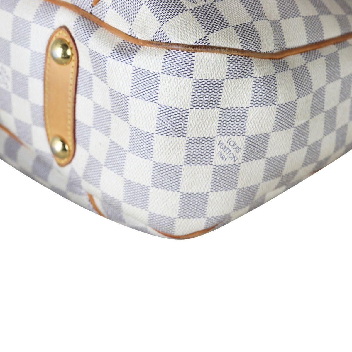 Louis Vuitton Galliera PM Damier Azur Corner Close Up