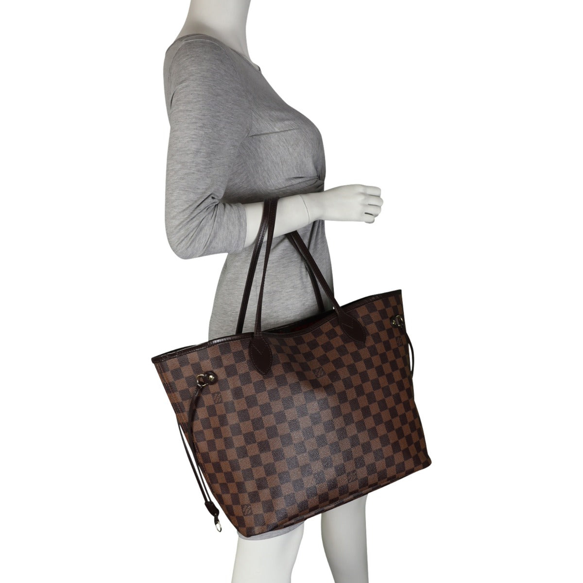 Louis Vuitton Neverfull MM Damier Ebene Mannequin