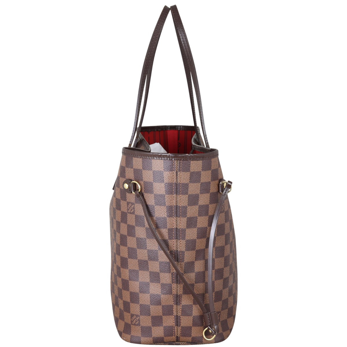 Louis Vuitton Neverfull MM Damier Ebene Side