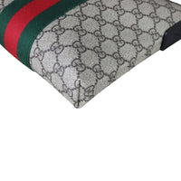 Gucci Web Messenger Bag Canvas Corner Close Up