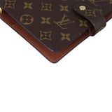 Louis Vuitton Medium Ring Agenda Cover Monogram Corner Close Up
