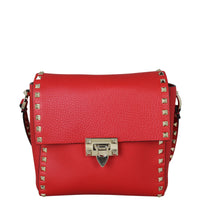 Valentino Rockstud Vertical Crossbody Front
