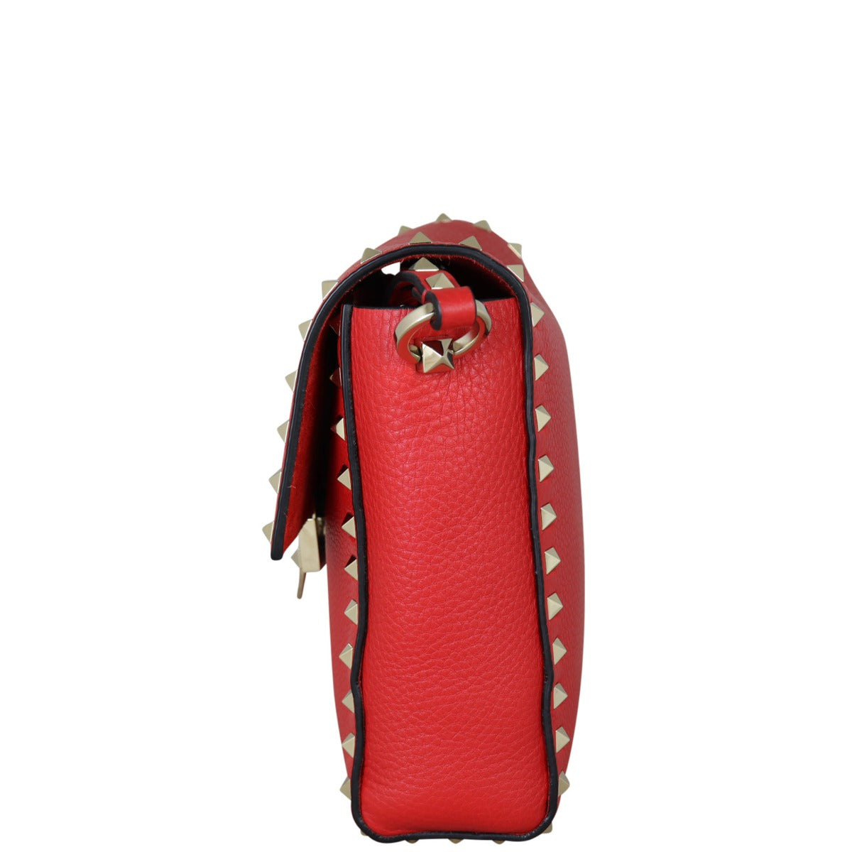 Valentino Rockstud Vertical Crossbody Side
