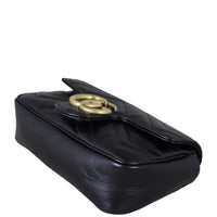 Gucci GG Marmont Matelasse Super Mini Shoulder Bag Corner Distance