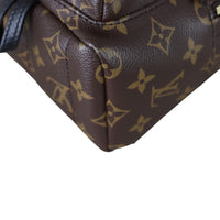Louis Vuitton Palm Springs Mini Backpack Monogram Corner Close Up
