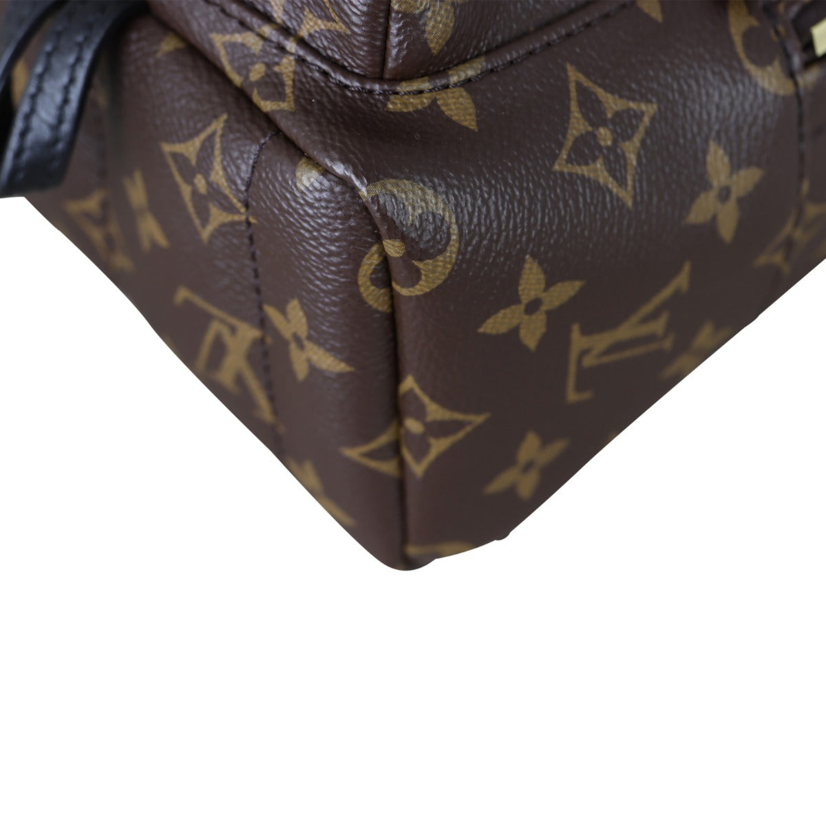 Louis Vuitton Palm Springs Mini Backpack Monogram Corner Close Up