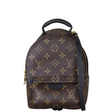 Louis Vuitton Palm Springs Mini Backpack Monogram Front With Strap
