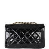 Chanel Quilted Diana Patent Flap Bag Back