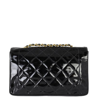 Chanel Quilted Diana Patent Flap Bag Back