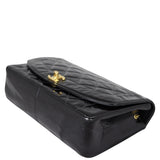 Chanel Quilted Diana Patent Flap Bag Corner Distance
