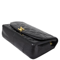 Chanel Quilted Diana Patent Flap Bag Corner Distance