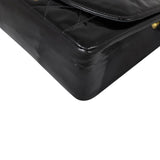 Chanel Quilted Diana Patent Flap Bag Corner Close Up
