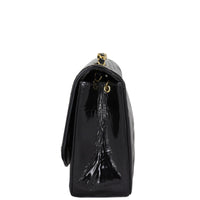 Chanel Quilted Diana Patent Flap Bag Side