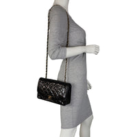 Chanel Quilted Diana Patent Flap Bag Mannequin
