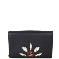 Gucci Embellished Wallet on Chain Front