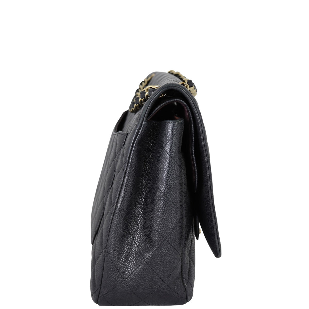 Chanel Classic Double Flap Maxi Side