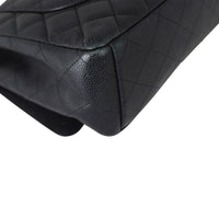 Chanel Classic Double Flap Maxi Corner Close Up