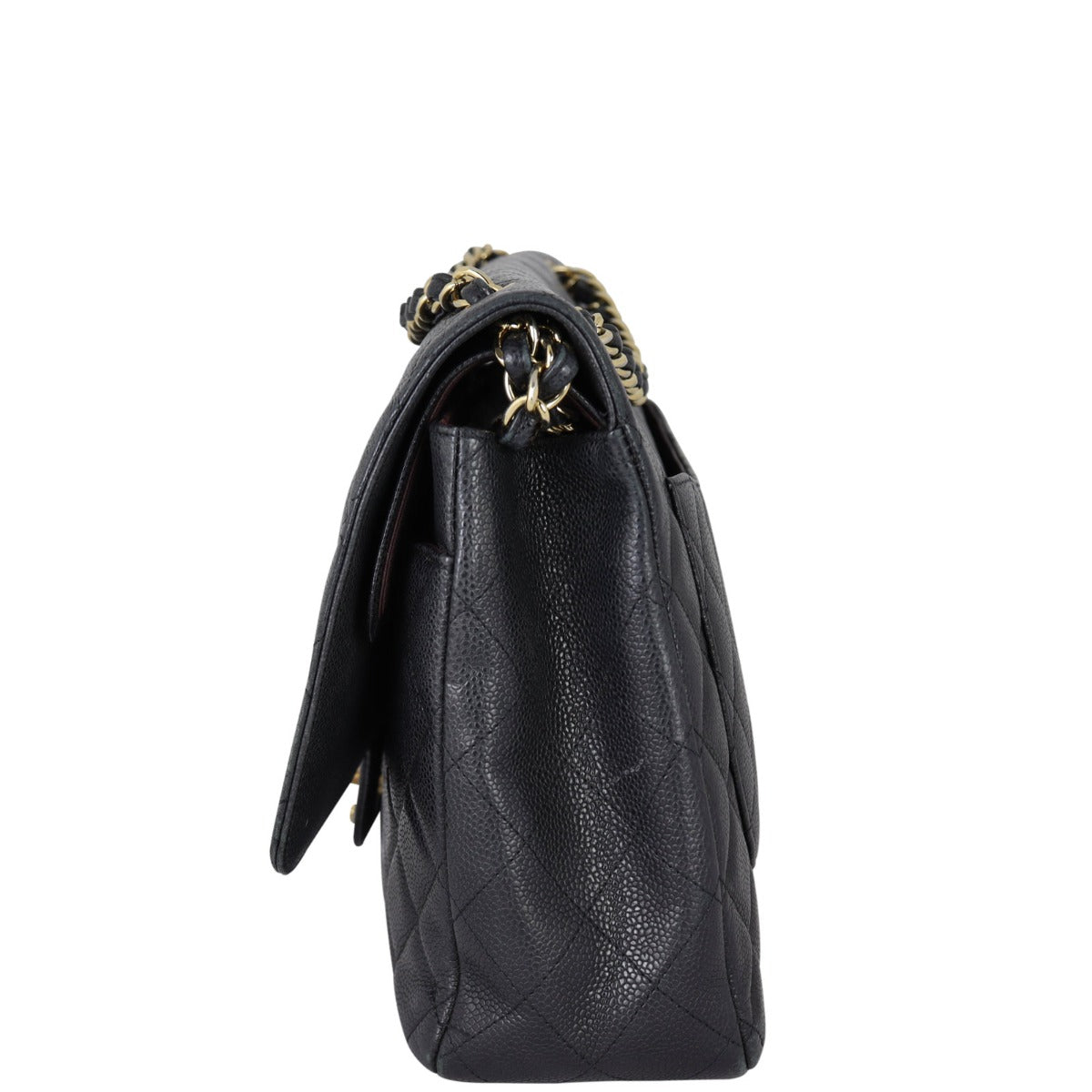 Chanel Classic Double Flap Maxi Side