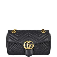 Gucci GG Marmont Matelasse Small Shoulder Bag Front