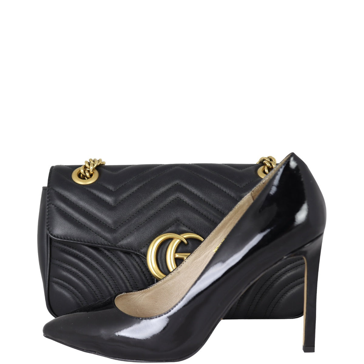 Gucci GG Marmont Matelasse Small Shoulder Bag Shoe
