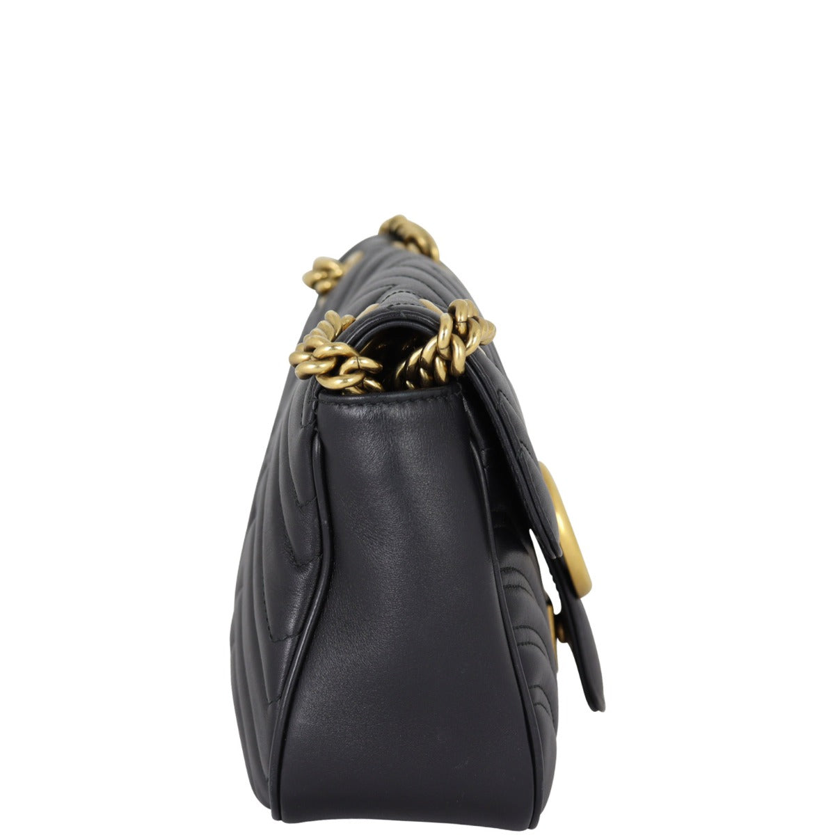 Gucci GG Marmont Matelasse Small Shoulder Bag Side