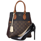 Louis Vuitton Fold Tote MM Monogram Shoe