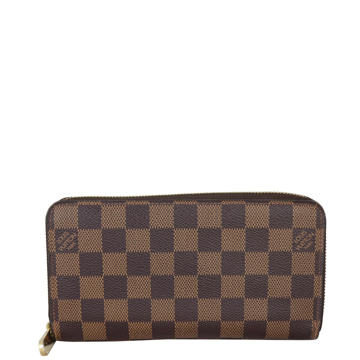 Louis Vuitton Zippy Wallet Damier Ebene Front